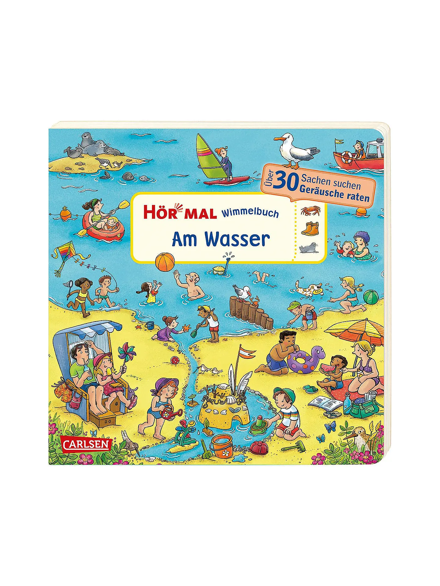 CARLSEN VERLAG | Hör mal - Wimmelbuch: Am Wasser | 